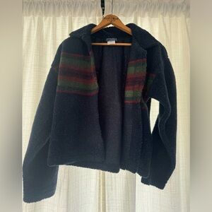 Cozy Blue Knit Jacket